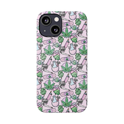 Cute Cannabis iPhone Slim Case