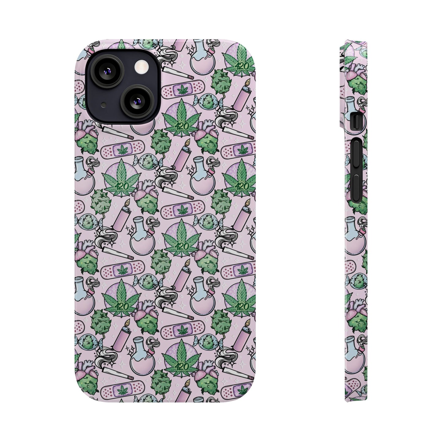 Cute Cannabis iPhone Slim Case