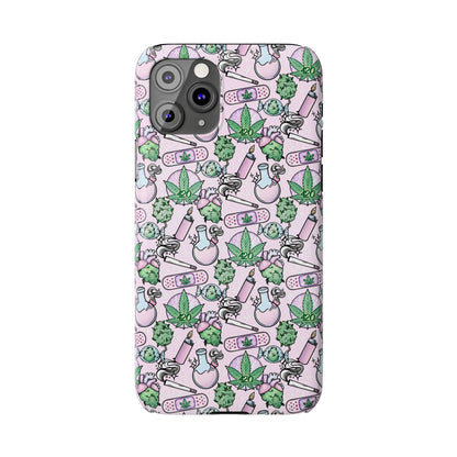 Cute Cannabis iPhone Slim Case