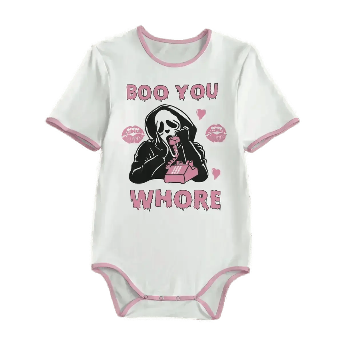 'Boo You Whore' Unisex Adult Onesie Bodysuit Puppy's Aesthetics