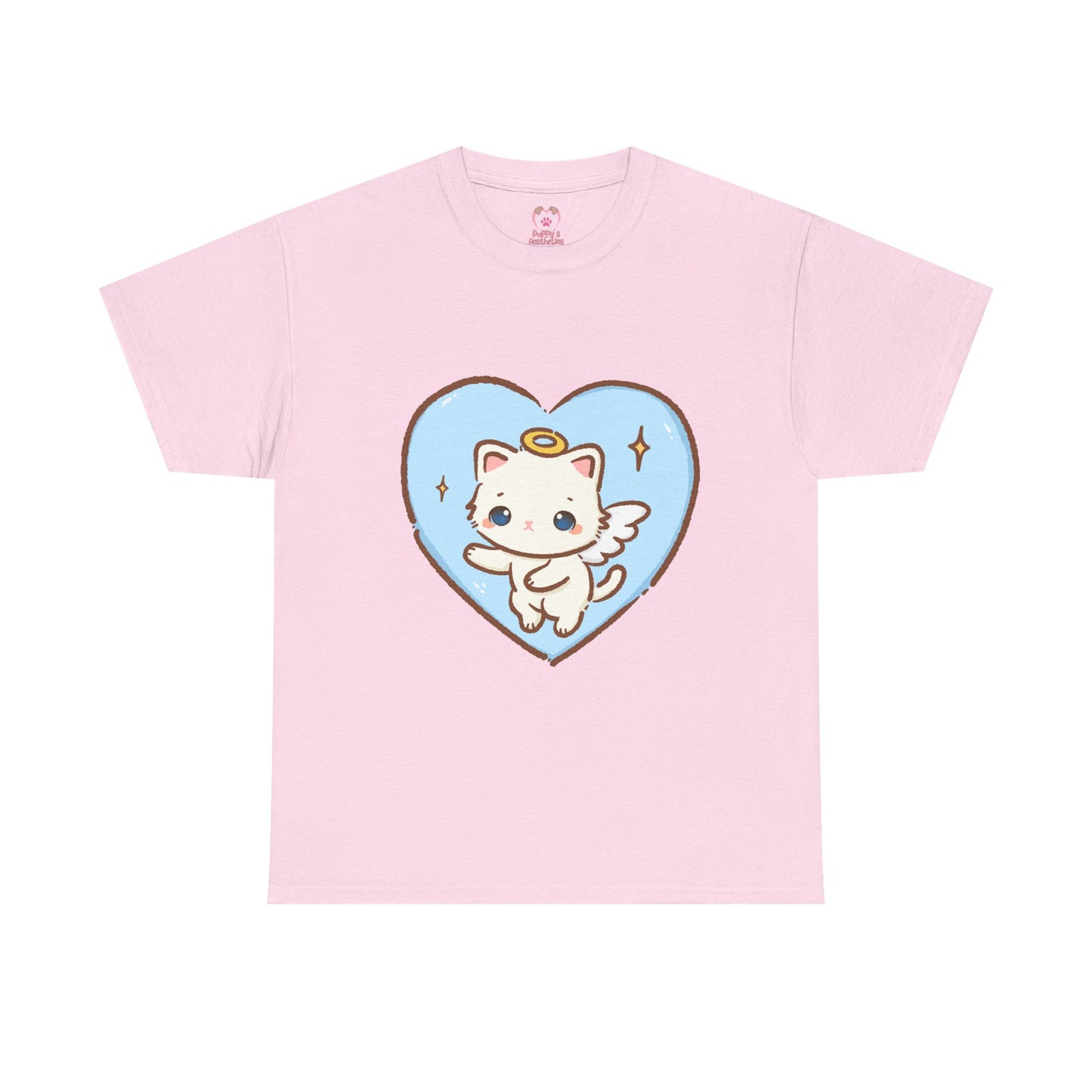 Adorable Angel Kitty Play Tee - Puppy's Aesthetics