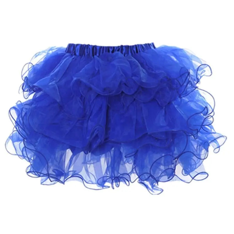 Kawaii Tutu Skirt Burlesque Mini Blue