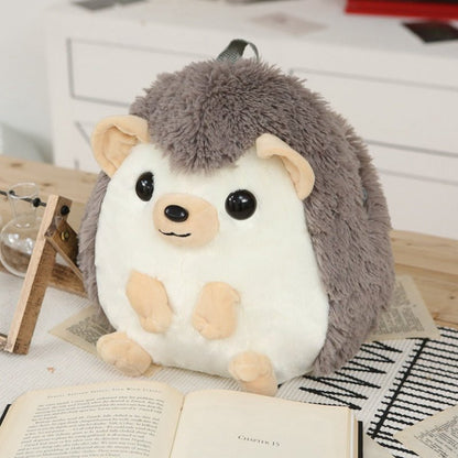 3D Cute Animal Cartoon Plush Backpack Puppy's Aesthetics