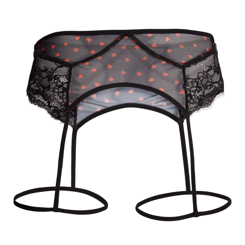 Hearts Peek-A-Boo Lingerie | Floral Lace