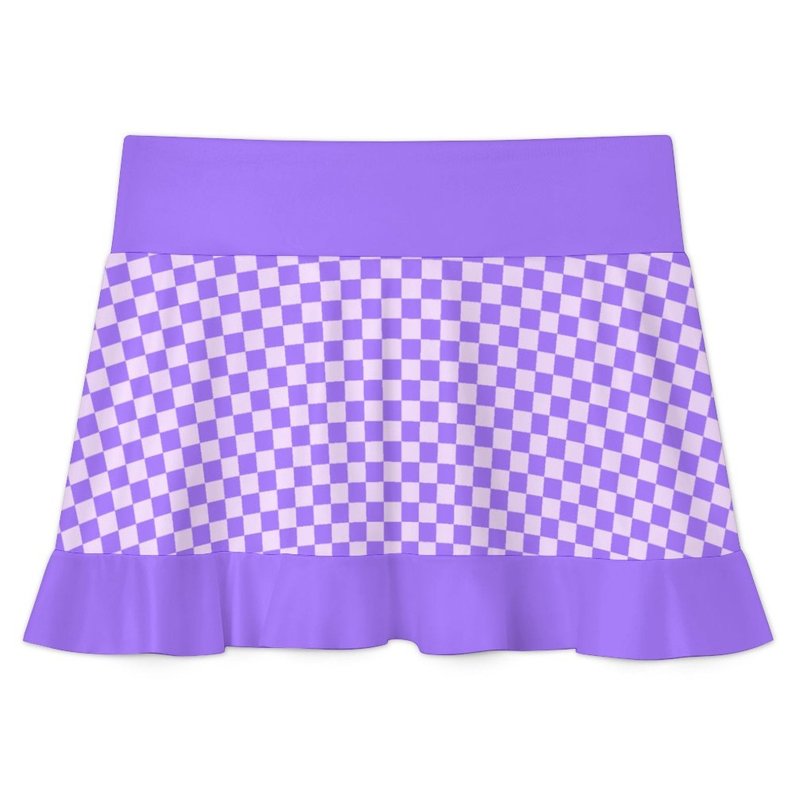 Cute Lavender Ruffle Play Skort