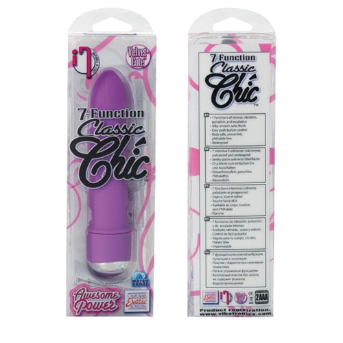 7 Function Classic Chic Mini Personal Massager - Purple
