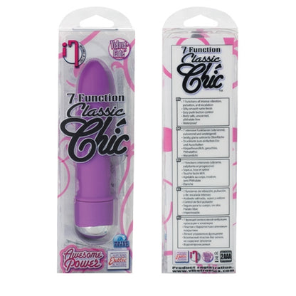 7 Function Classic Chic Mini Personal Massager - Purple
