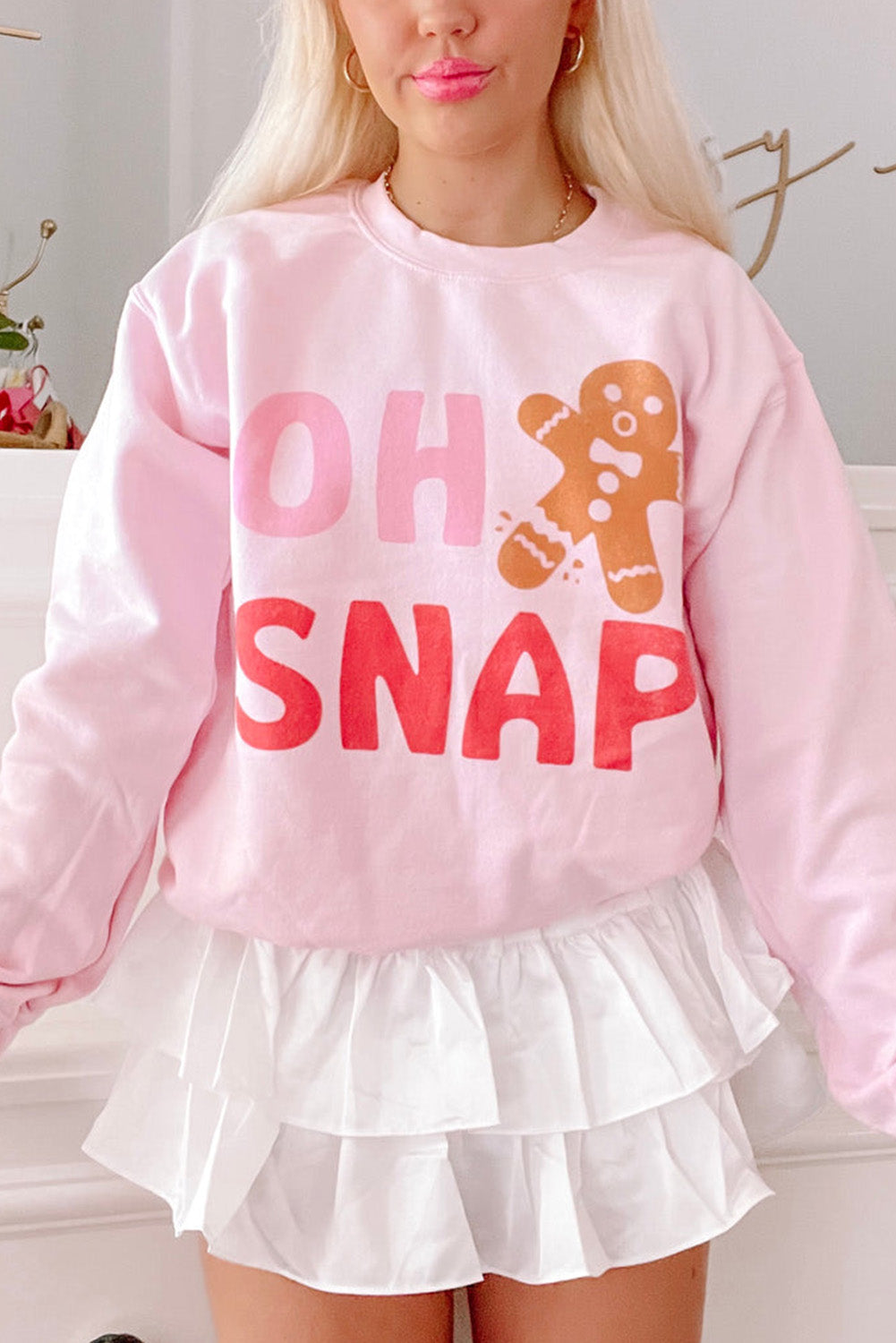 OH SNAP Gingerbread Graphic Sweatshirt