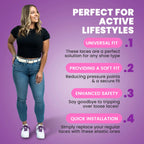 Soft Cloud White Elastic Shoelaces - Puppy's Aesthetics