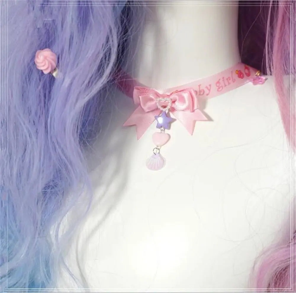 Sweet 'Baby Girl' Collar pink Other