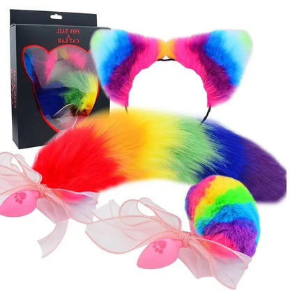 3pcs Ears & Tail Silicone Anal Plug Puppy's Aesthetics