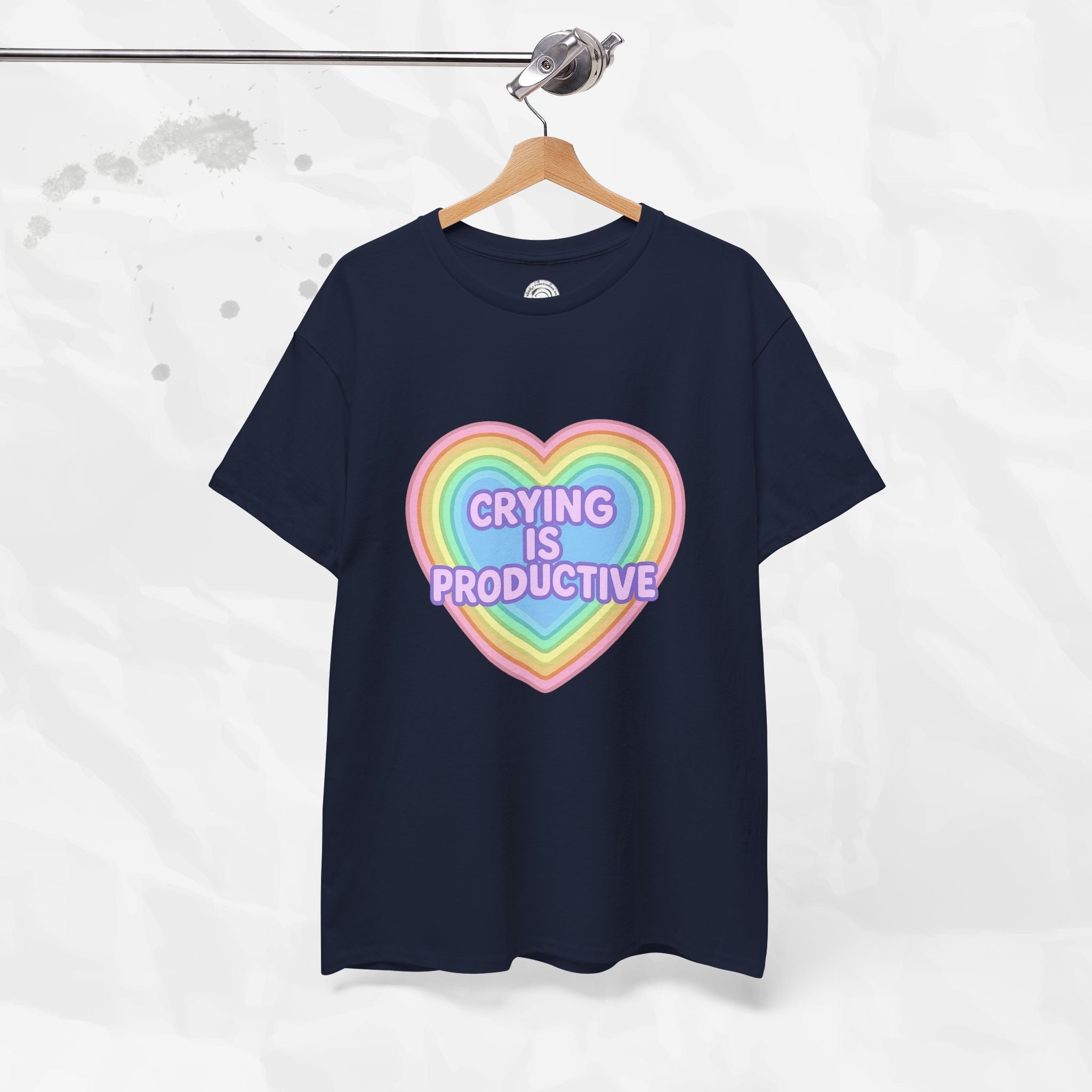Crying Is Productive T-Shirt (Colors)