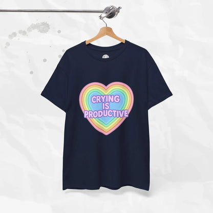 Crying Is Productive T-Shirt (Colors) - Puppy's Aesthetics