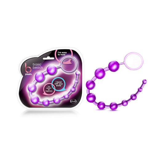 B Yours Basic Beads 12.75 " Purple