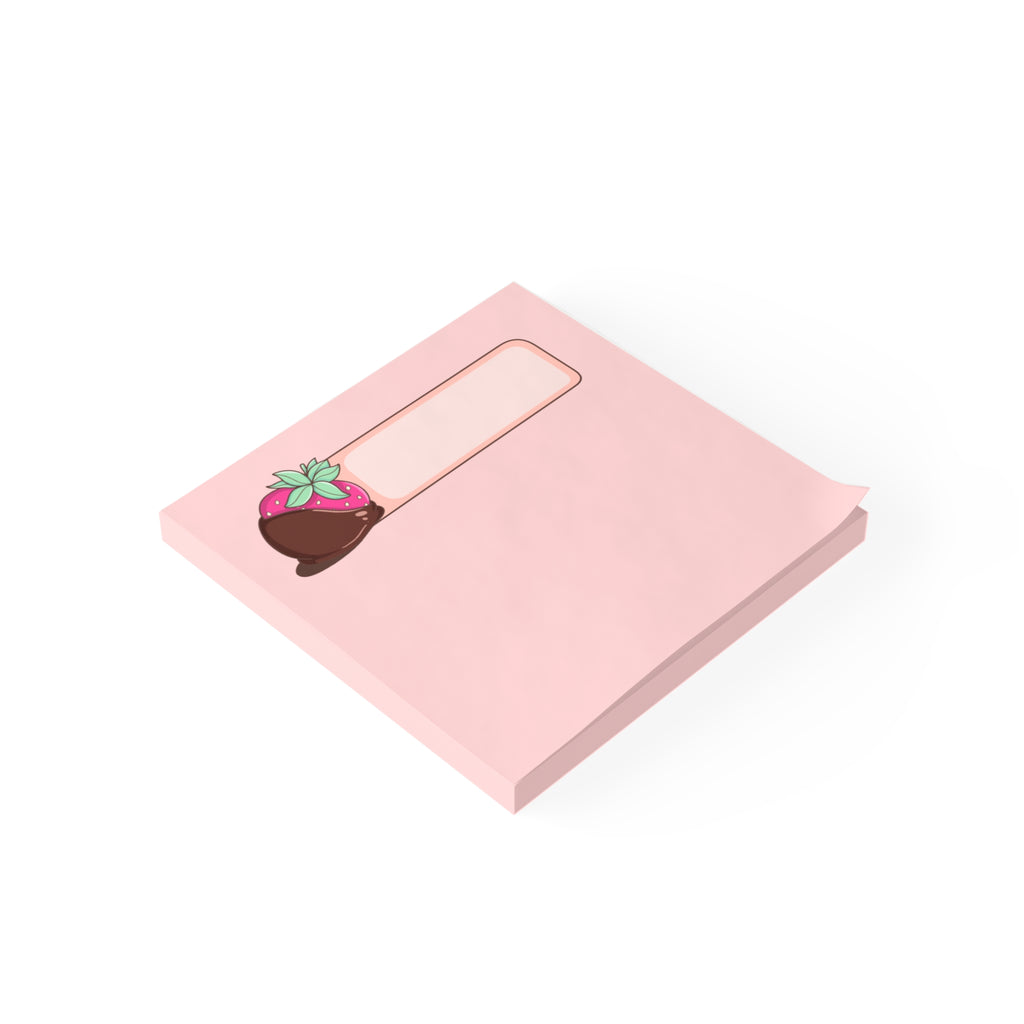 Chocolate Strawberry Post-it® Note Pad