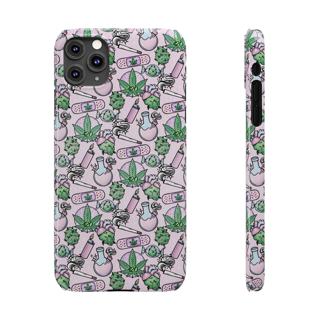 Cute Cannabis iPhone Slim Case