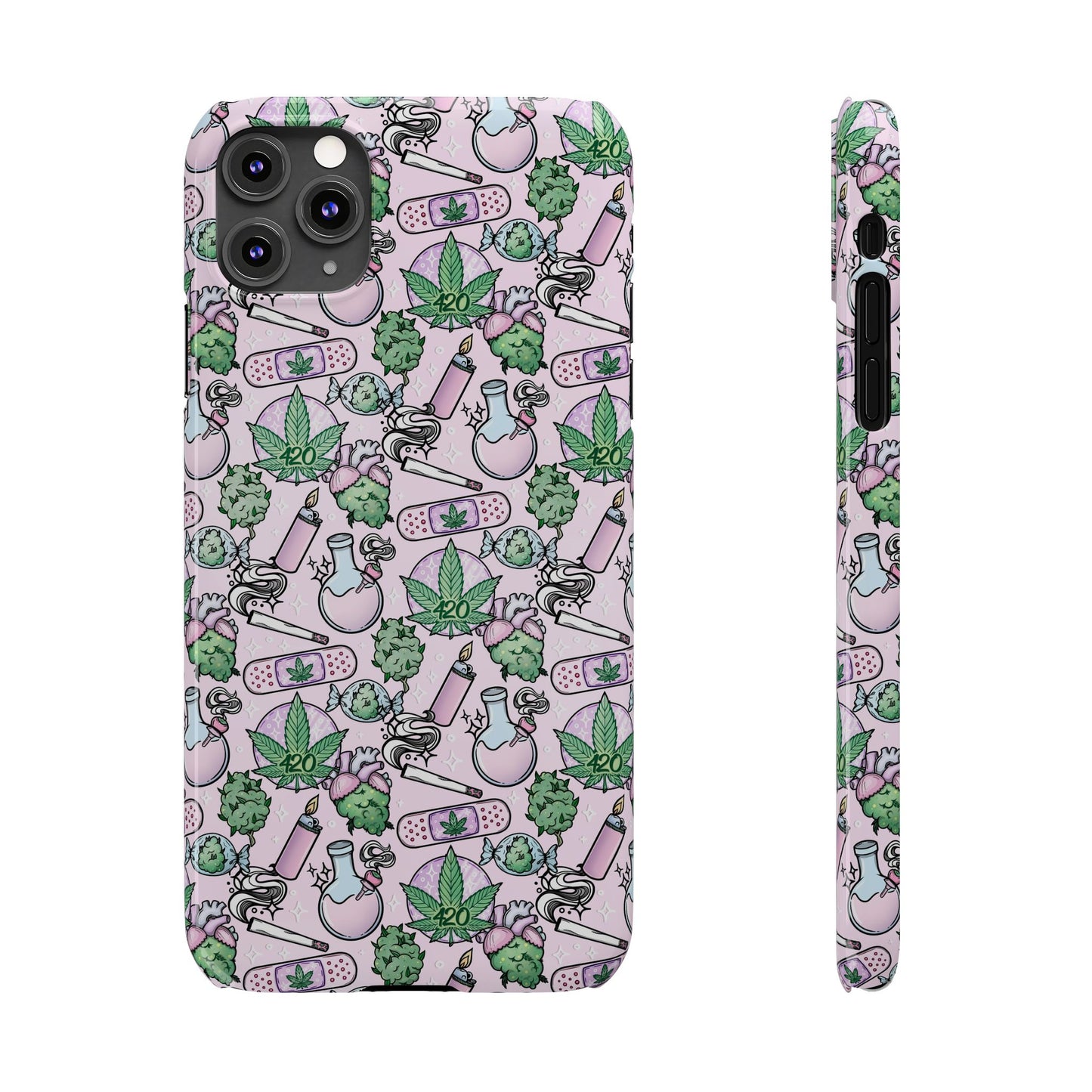 Cute Cannabis iPhone Slim Case