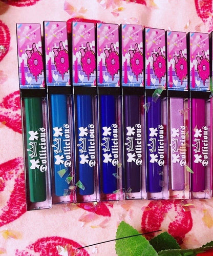 The "BLUES/GREEN!!" DOLLICIOUS MATTE Vegan Liquid Lipstick