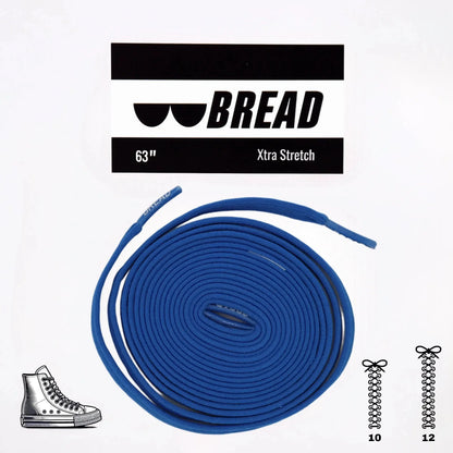 Bold Sonic Blue Elastic Shoelaces - Puppy's Aesthetics