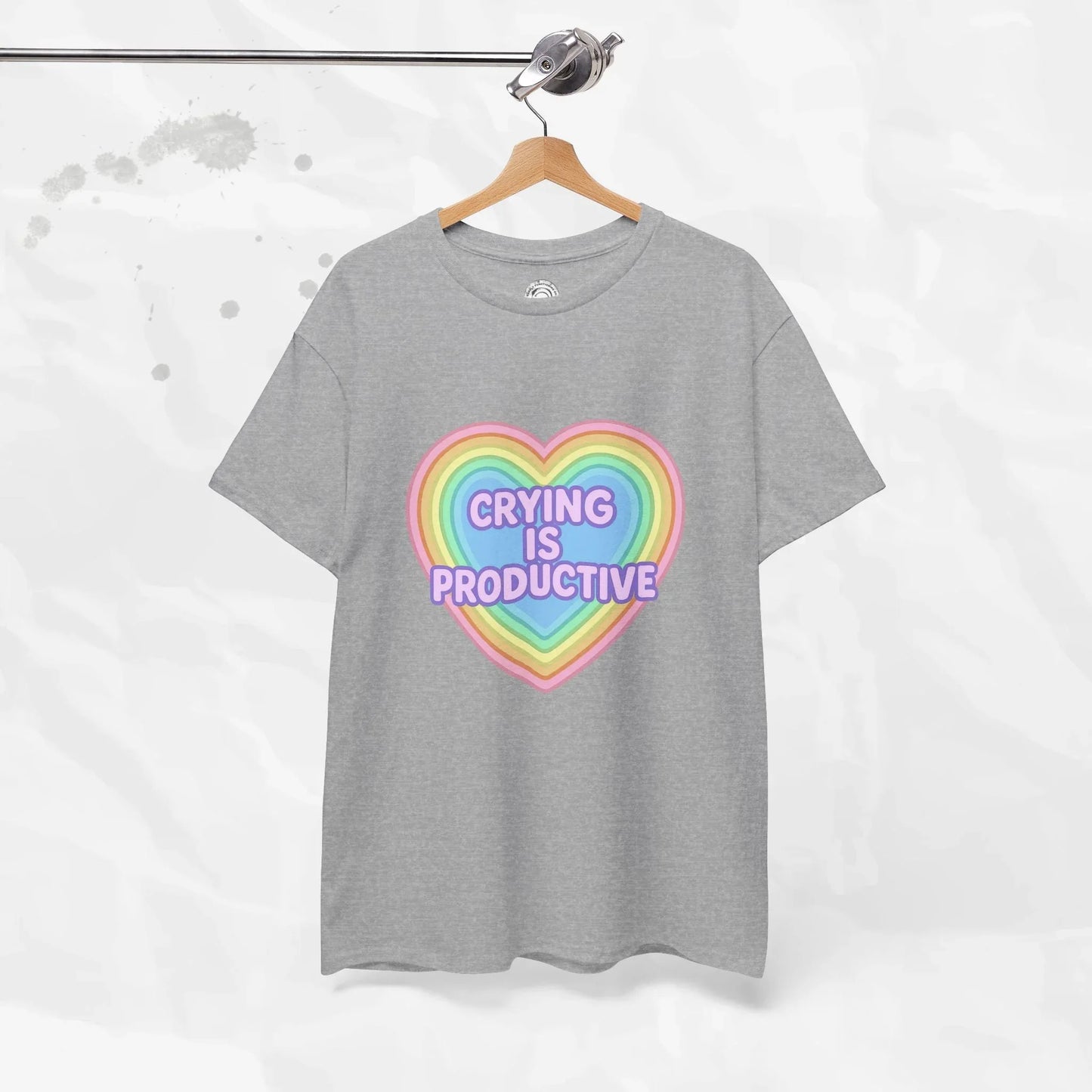 Crying Is Productive T-Shirt (Colors) - Puppy's Aesthetics