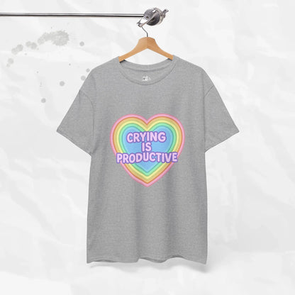 Crying Is Productive T-Shirt (Colors) - Puppy's Aesthetics