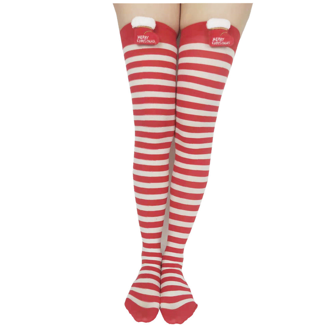 Reindeer Kissy-Thigh Stockings