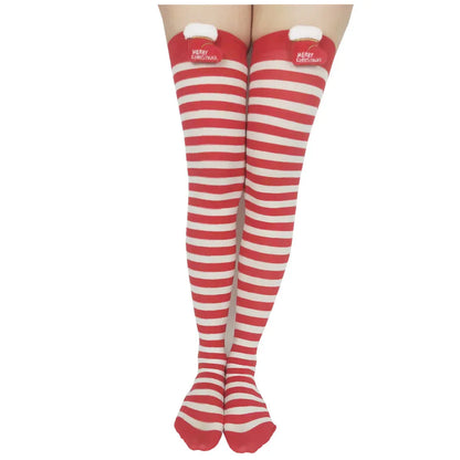 Reindeer Kissy-Thigh Stockings - Puppy's Aesthetics