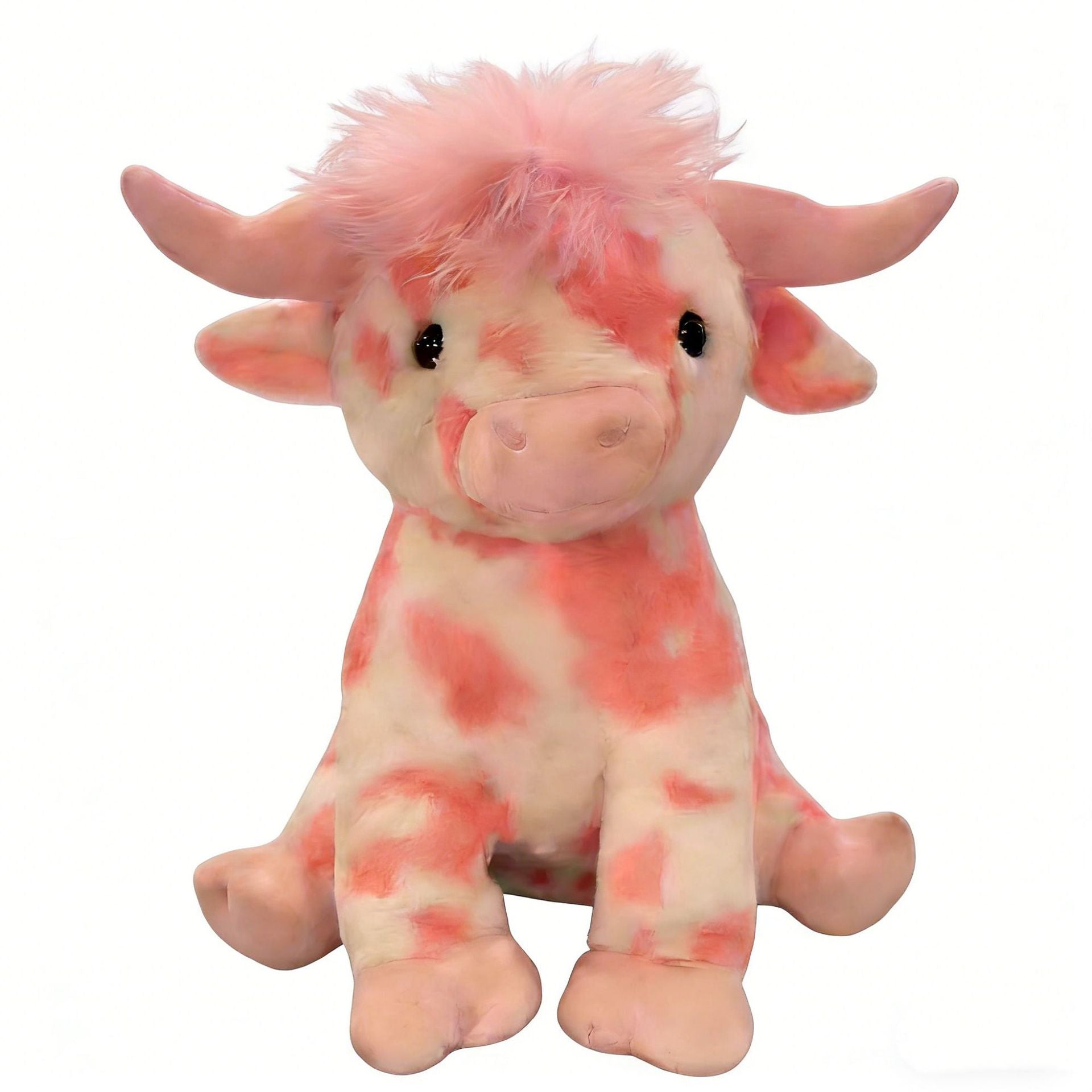 Valentine Sweetheart Pink Cow Plush