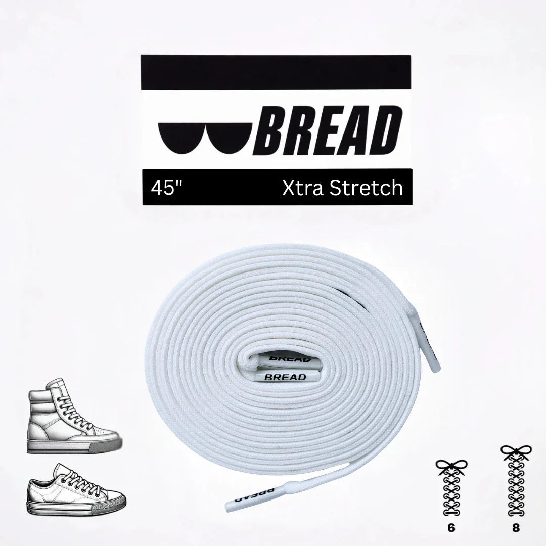 Soft Cloud White Elastic Shoelaces - Puppy's Aesthetics