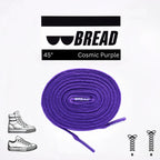 Deep Cosmic Purple Elastic Shoelaces - Puppy's Aesthetics