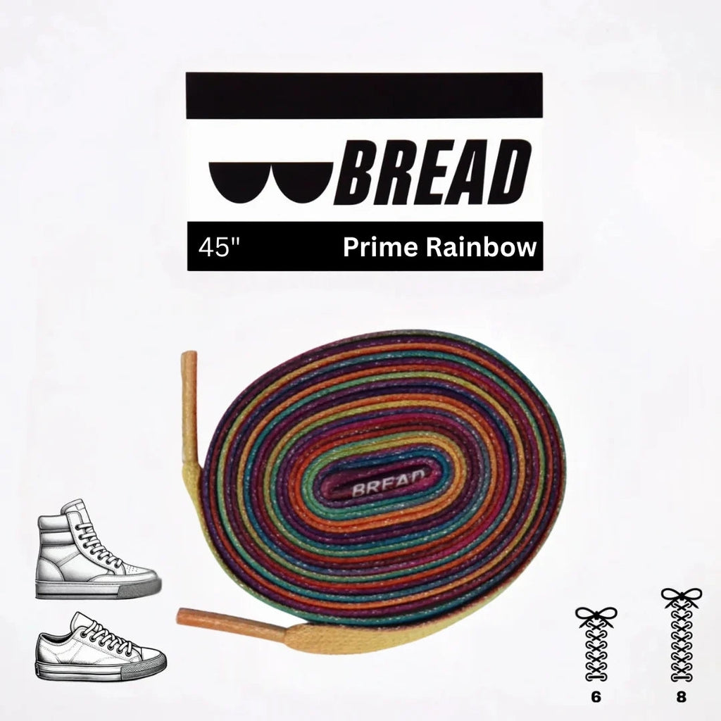 Sparkly Prime Rainbow Elastic Shoelaces - Puppy's Aesthetics
