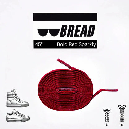 Cherry Bold Red Elastic Shoelaces - Puppy's Aesthetics