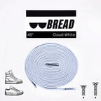 Soft Cloud White Elastic Shoelaces - Puppy's Aesthetics