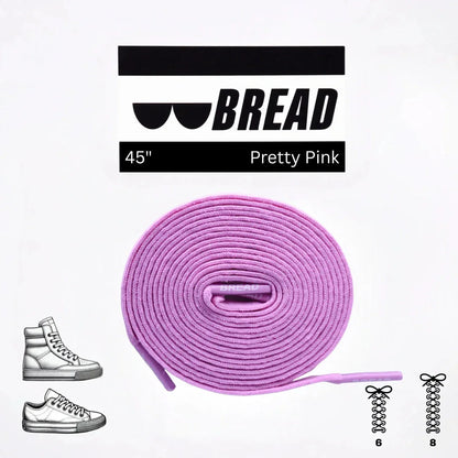 Sweet Pretty Pink Elastic Shoelaces - Puppy's Aesthetics