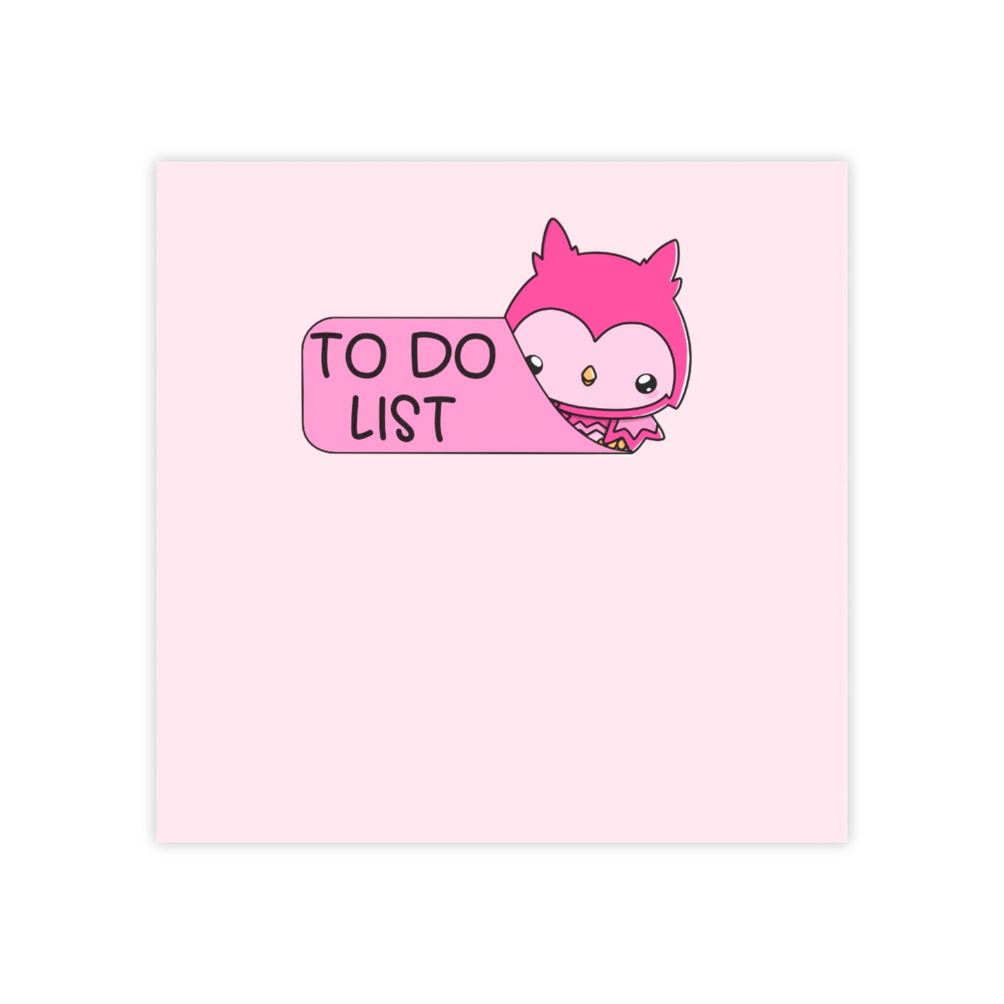 Owl To Do List Post-it® Note Pad
