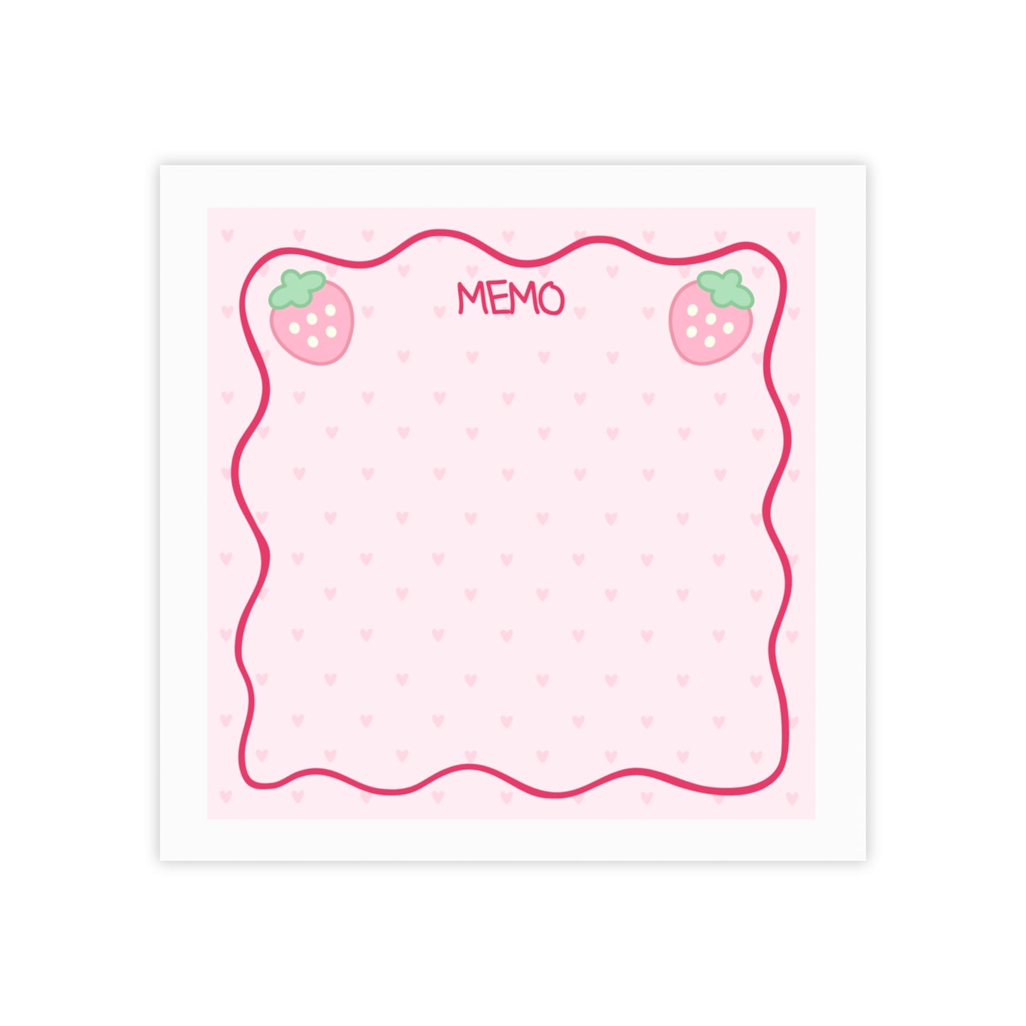 Strawberry Memo Post-it® Note Pad