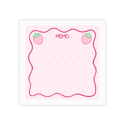 Strawberry Memo Post-it® Note Pad