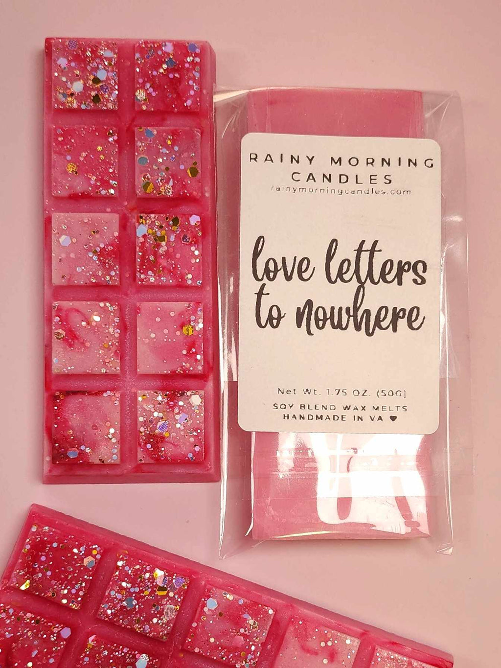 Love Letters to Nowhere | Pink Sugar Wax Melts