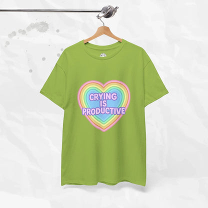 Crying Is Productive T-Shirt (Colors) - Puppy's Aesthetics