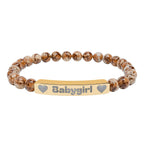 Babygirl Natural Stone Bracelet (Colors)