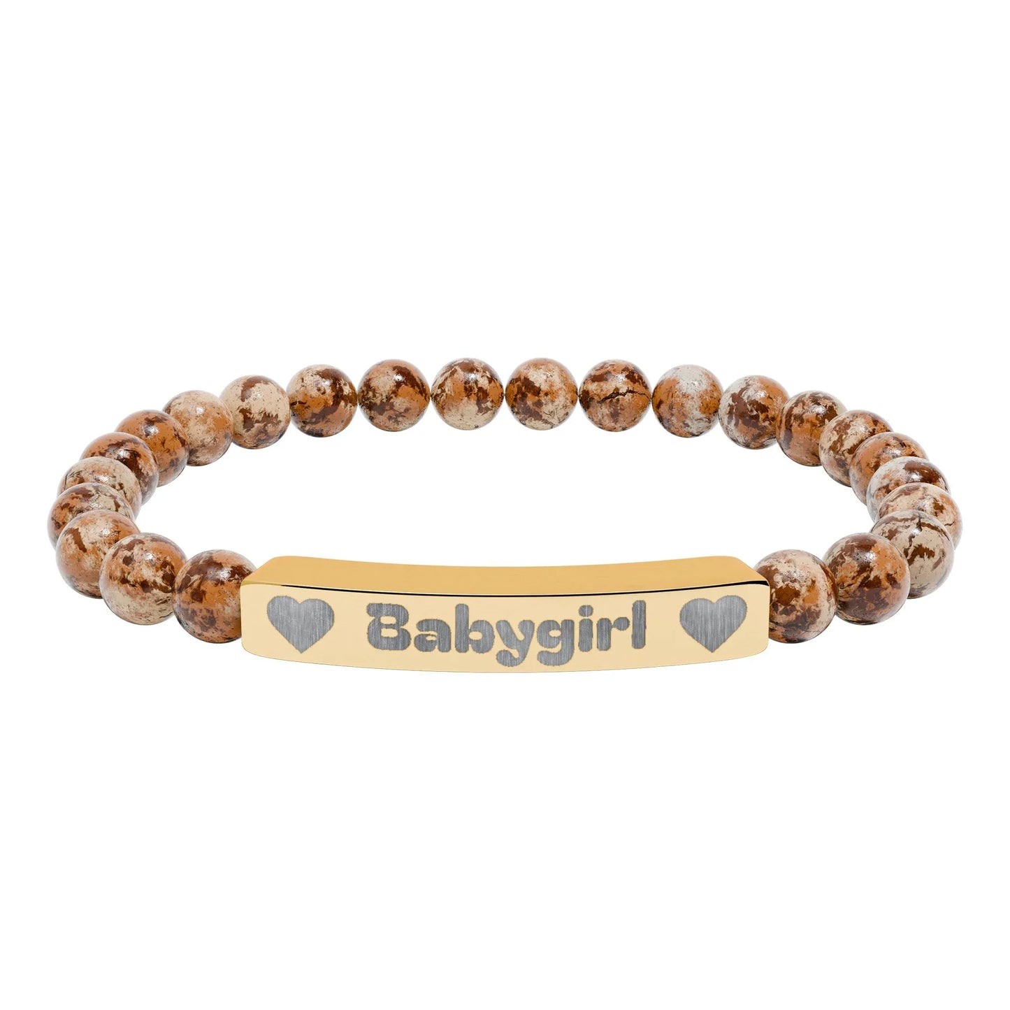 Babygirl Natural Stone Bracelet (Colors) - Puppy's Aesthetics