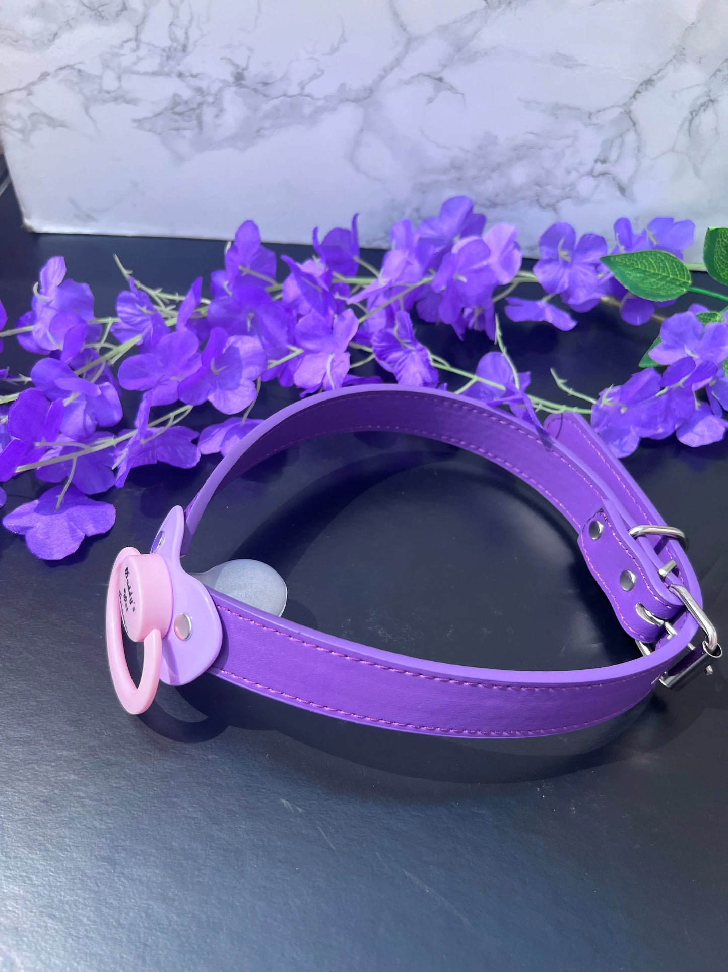 Daddy's Wet Princess Pacifier Gag - Puppy's Aesthetics
