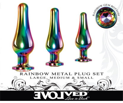 Rainbow Metal Plug Set
