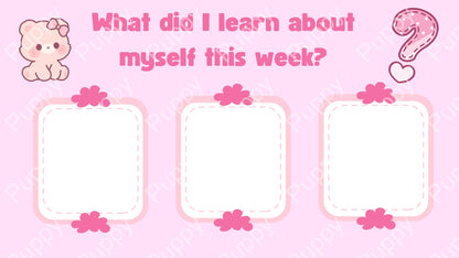 Weekly Wins - 8 Digital Journal Pages