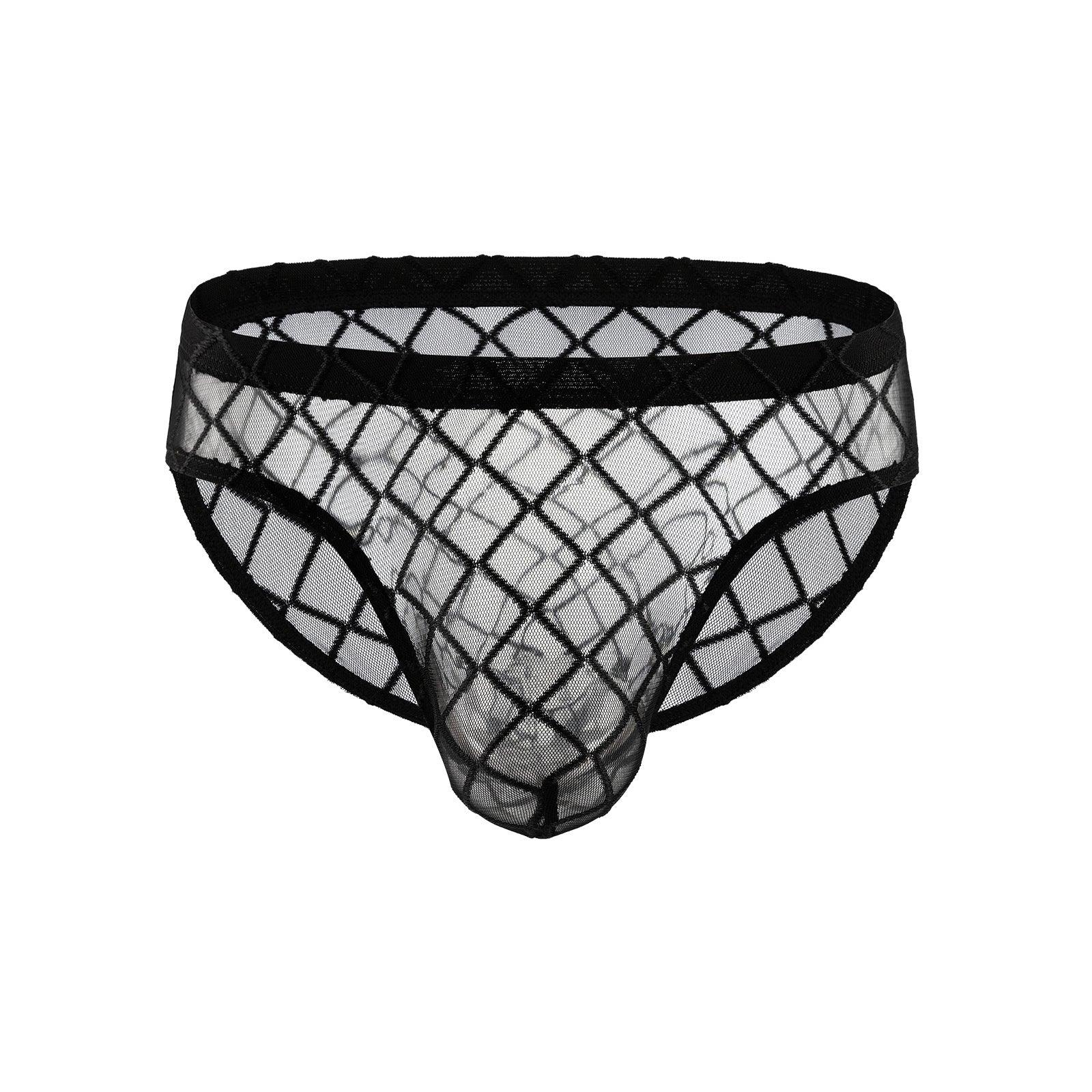 Midnight Mesh Men’s Briefs - Puppy's Aesthetics