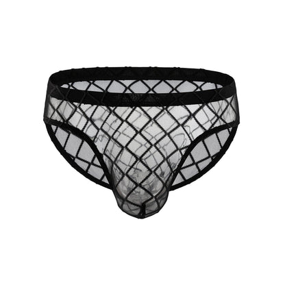 Midnight Mesh Men’s Briefs - Puppy's Aesthetics