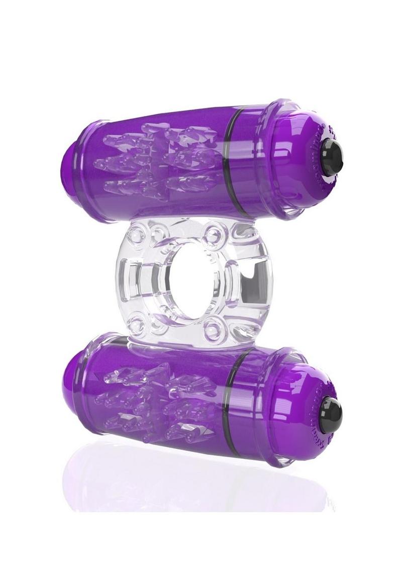 Double Wammy Silicone Dual Vibe Ring