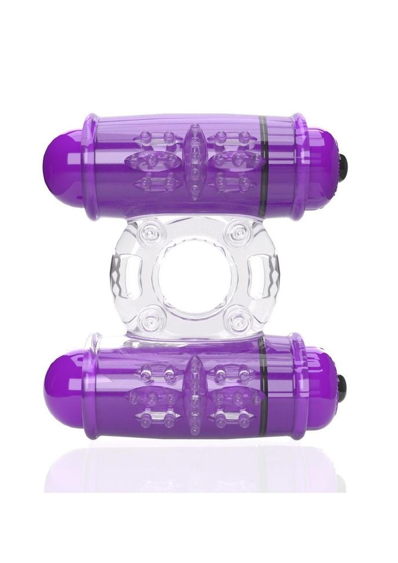 Double Wammy Silicone Dual Vibe Ring