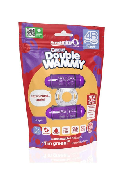Double Wammy Silicone Dual Vibe Ring