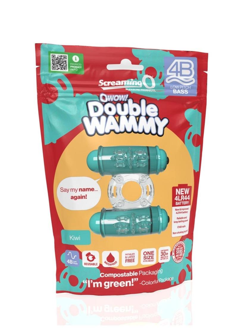 Double Wammy Silicone Dual Vibe Ring